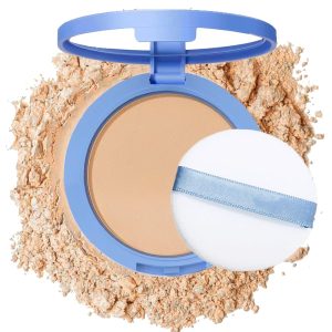 Matte End Oil Management Pressed Powder, Flawless Setting Make-up for a Clean Look, Waterproof and Lengthy-Lasting Formulation, Light-weight Cruelty-Free Face Cosmetics, 0.35 Oz…