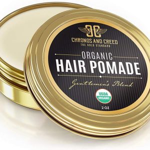 Males’s Hair Pomade – Natural Vegan Method by Chronos And Creed, Pure Hair Balm for Agency Maintain & Scalp Well being (2 Fl Oz)