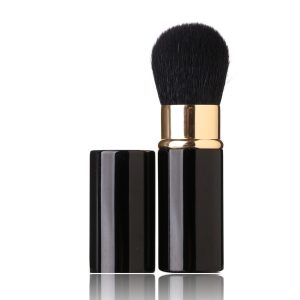 Moveable Retractable Make-up Brush – Goat Hair – Mini Blush and Free Powder Basis Beauty Software